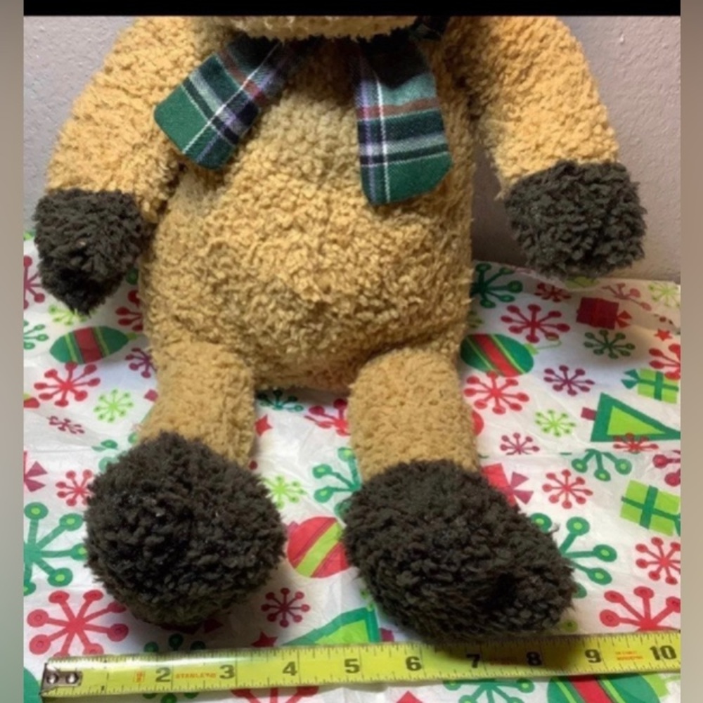 NEW 22" REINDEER PLUSH  Christmas Holiday   Ultra plush, soft n snuggly  Smoke - Picture 4 of 5